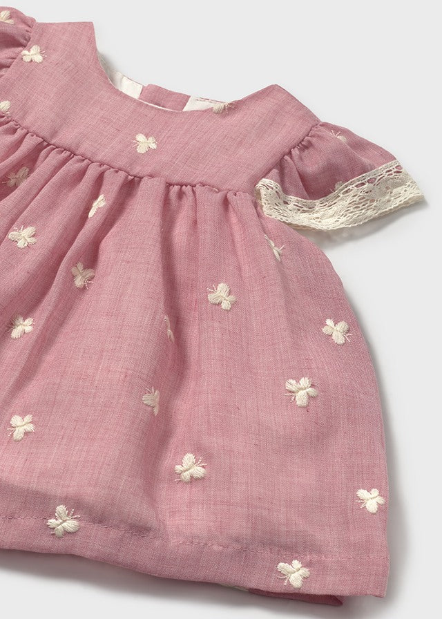 Vestido y Braguita Rosa Baby