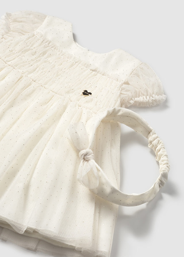 Vestido Tul Diadema Blush - Minibhu
