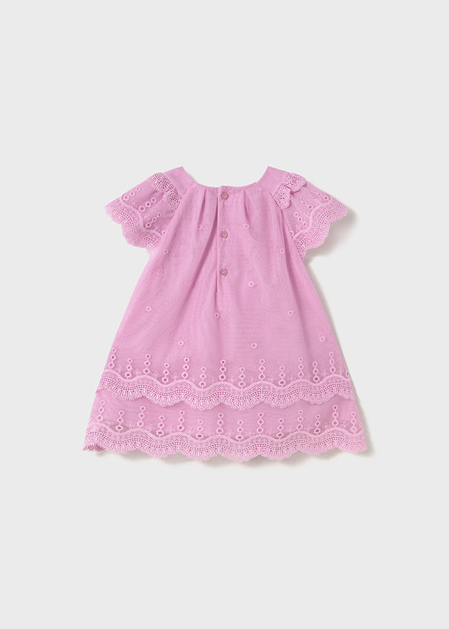 Vestido Tul Bordado Pensamientos