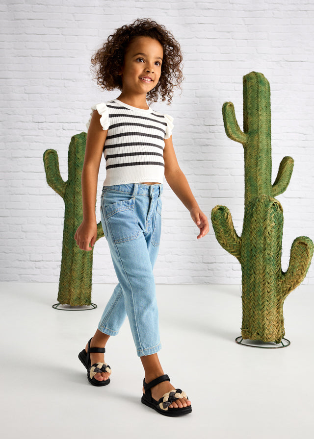 Pantalón Largo Mom Fit Malva - Minibhu