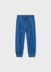 Pantalón Largo Fluido Orange Sea - Minibhu