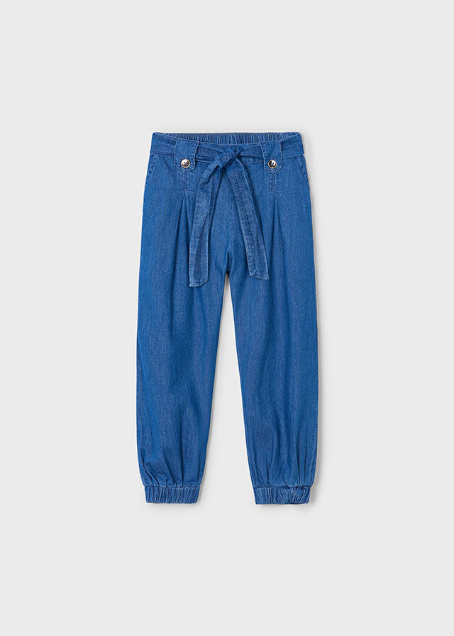 Pantalón Largo Fluido Orange Sea - Minibhu