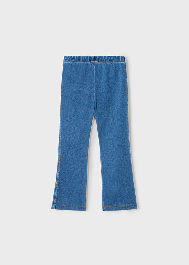 Leggings Flare Denim Cerulean