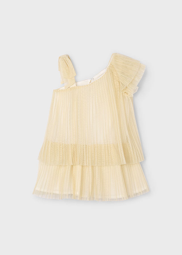 Vestido Plisado Punto Starlite