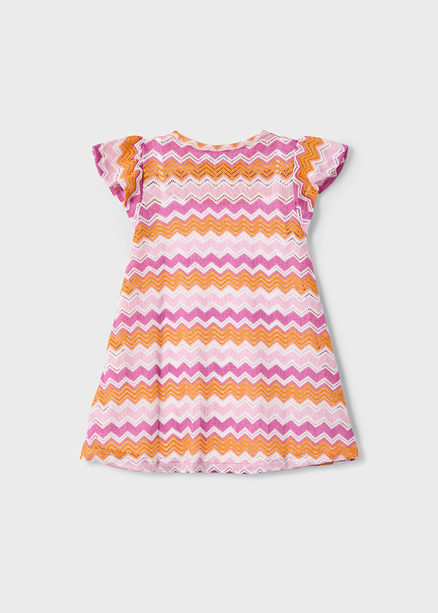 Vestido Punto Fantasía Malva