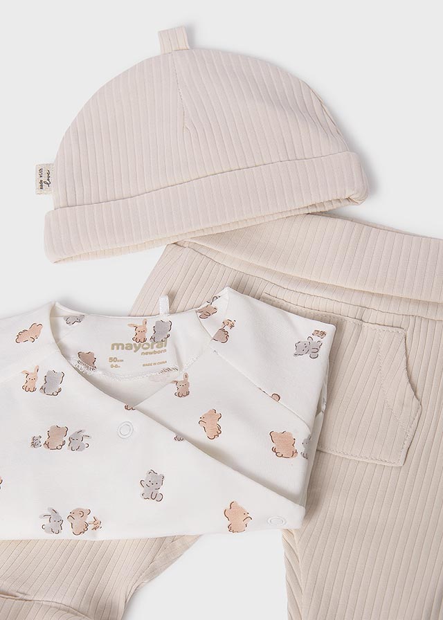 Set De Regalo Polaina Beige Bunnies