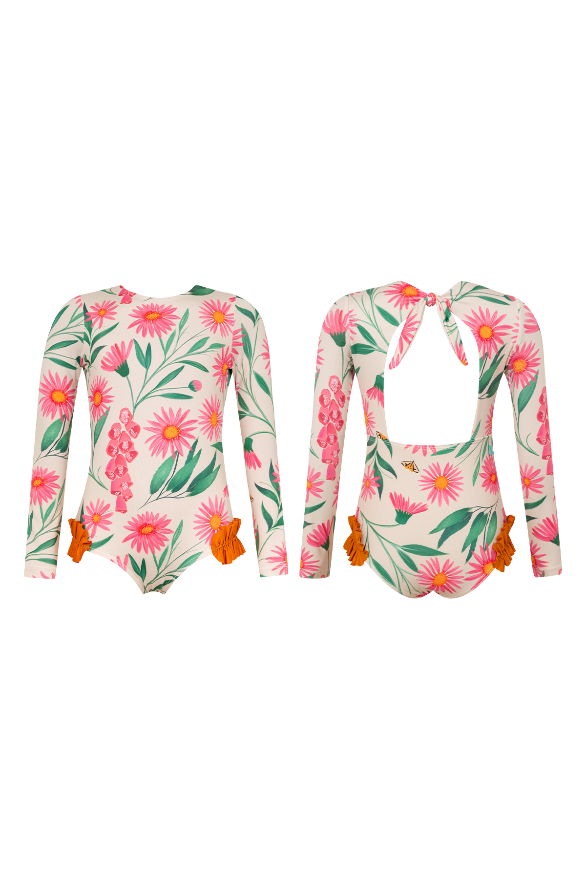 Vestido De Baño Alana Longsleeve
