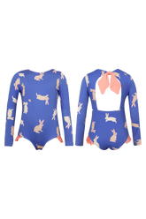 Vestido De Baño Knot Longsleeve