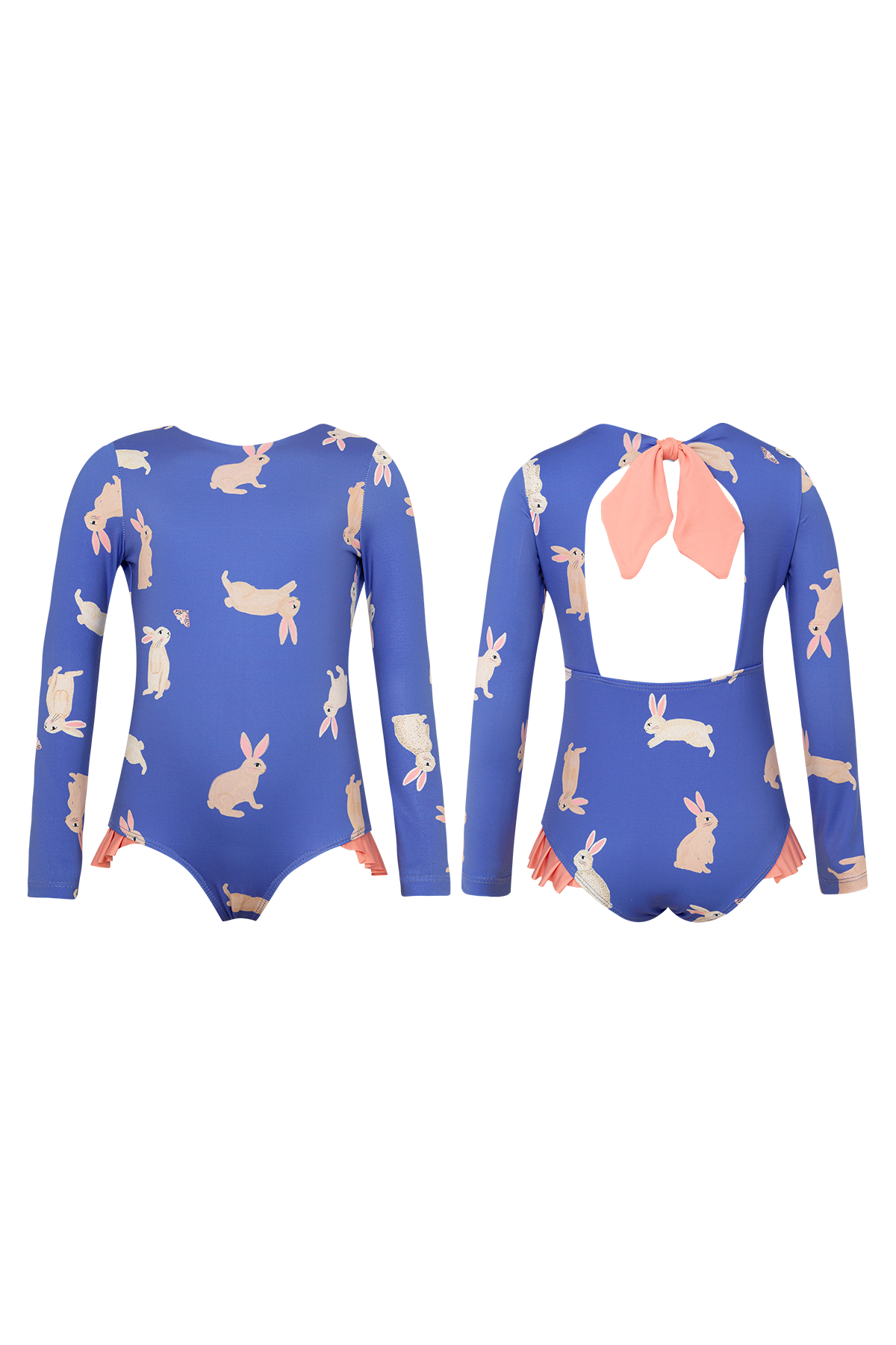 Vestido De Baño Baby Knot Longsleeve