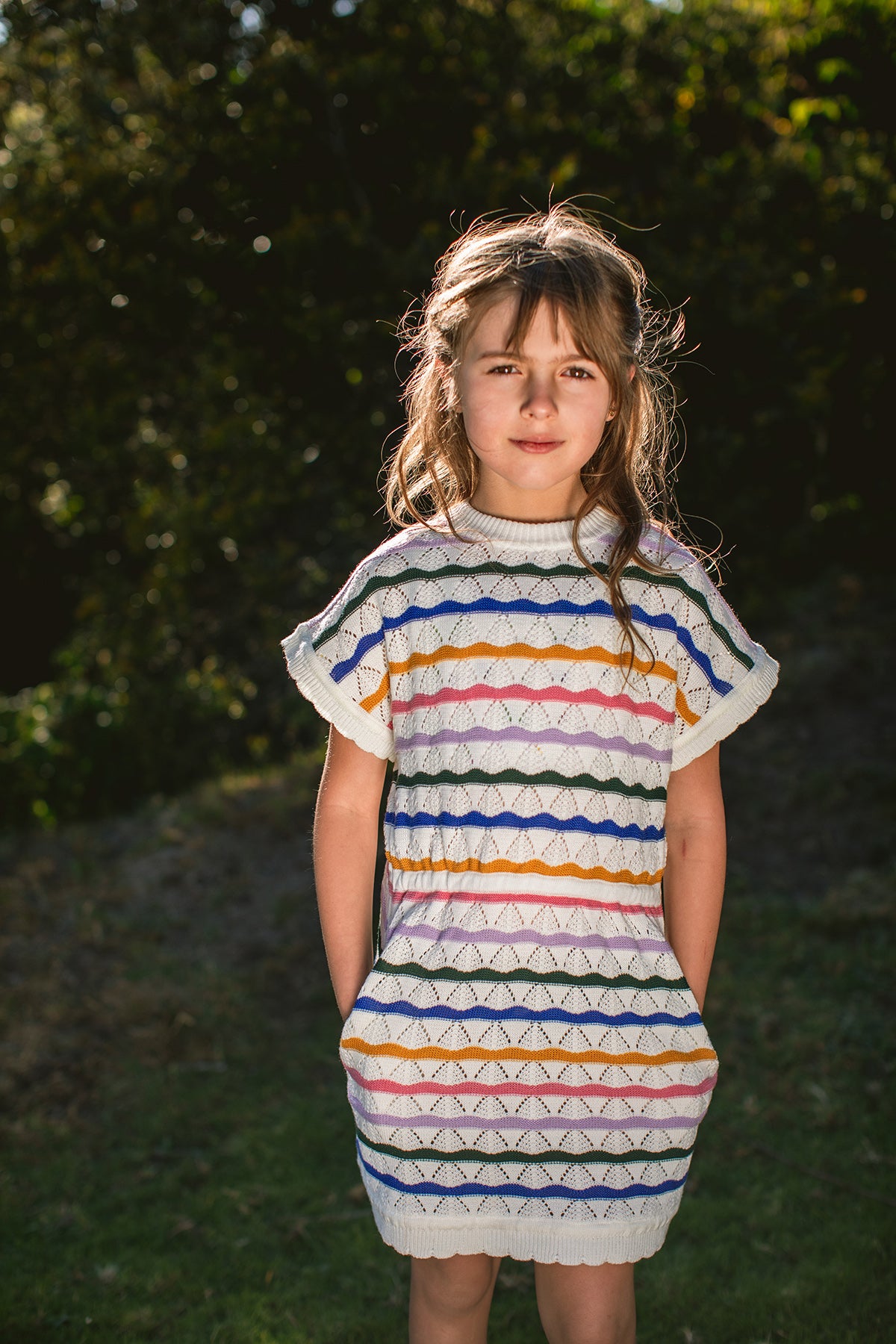 Vestido Tejido Arcoíris