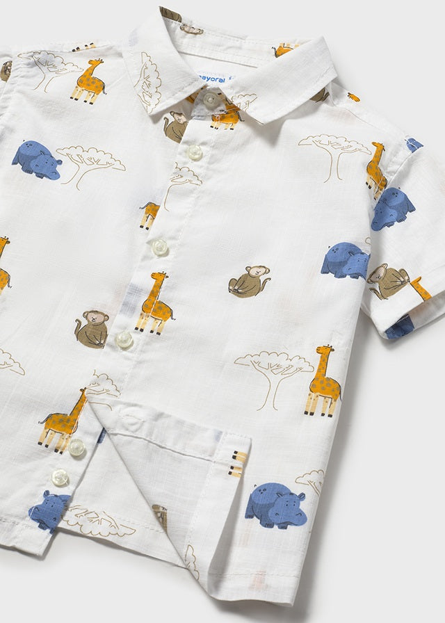 Camisa Estampada Happy Hippos