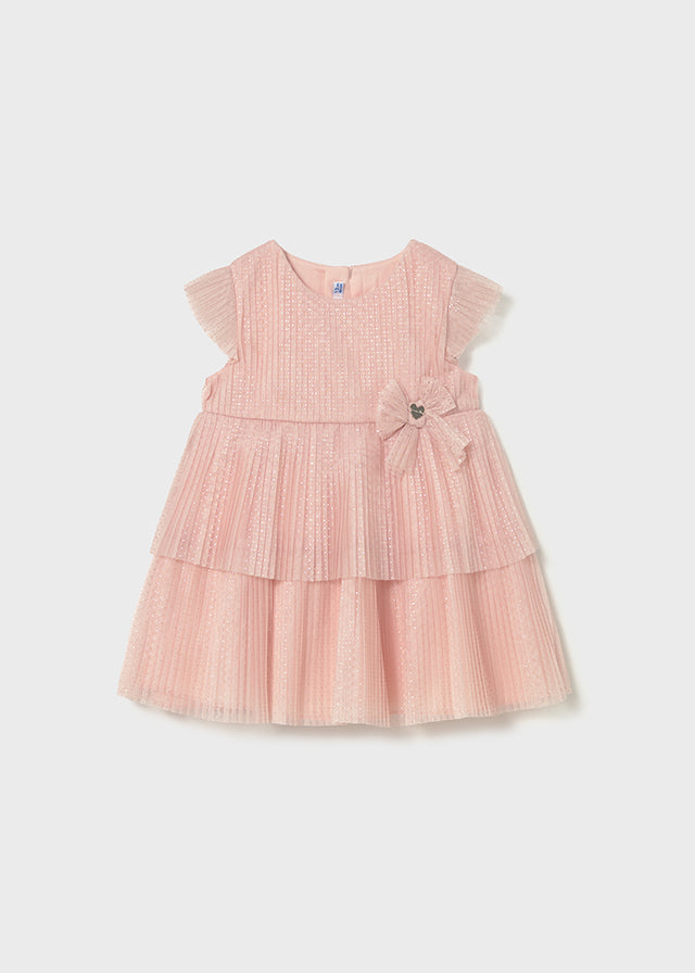 Vestido Tul Plisado Flora Baby