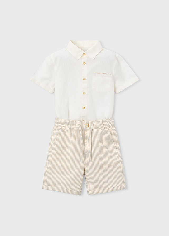 Conjunto Bermuda Lino Luca - Minibhu
