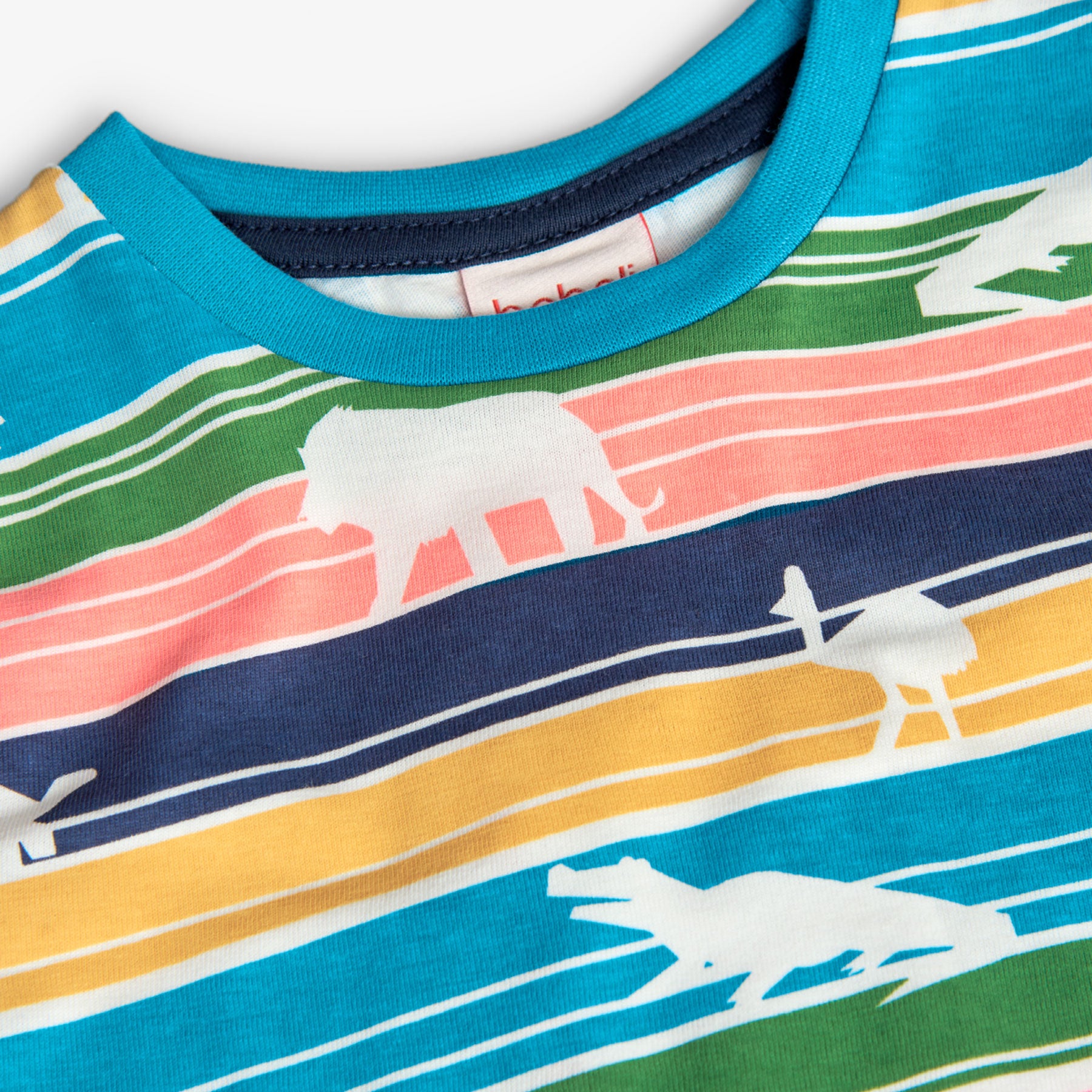 Camiseta Punto Listada Baby Madagascar - Minibhu