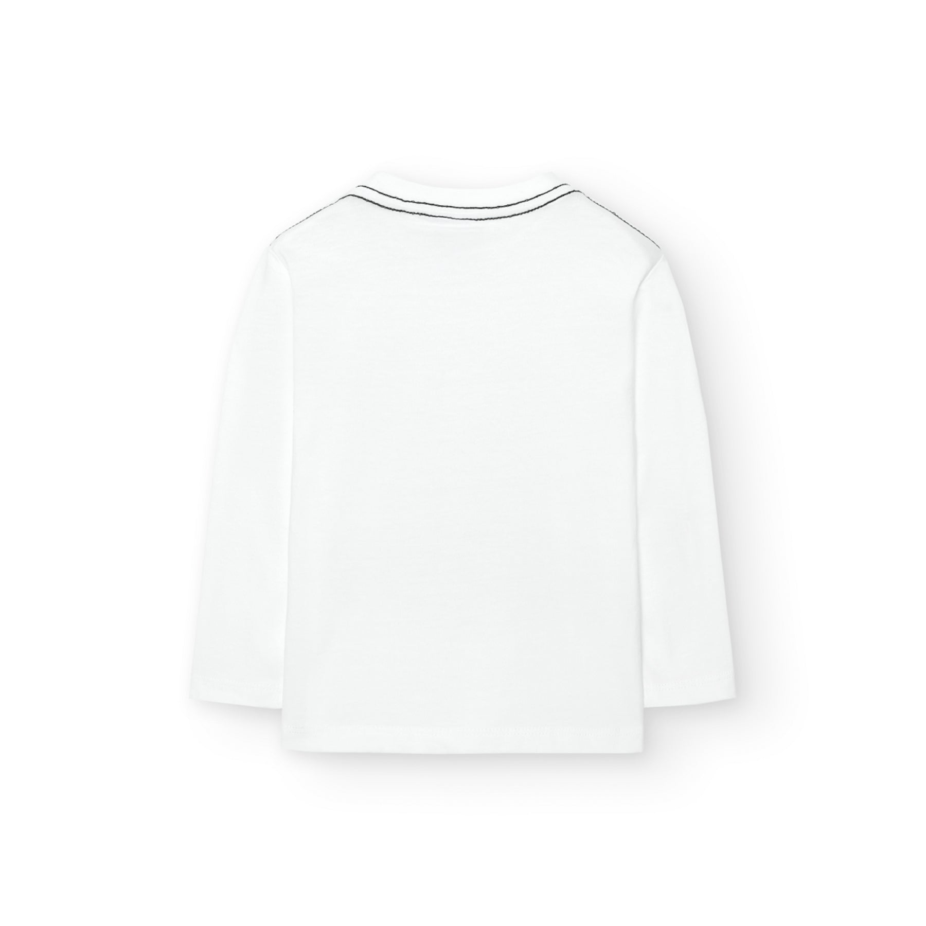 Camiseta De Punto Blanco Wind Baby Boboli