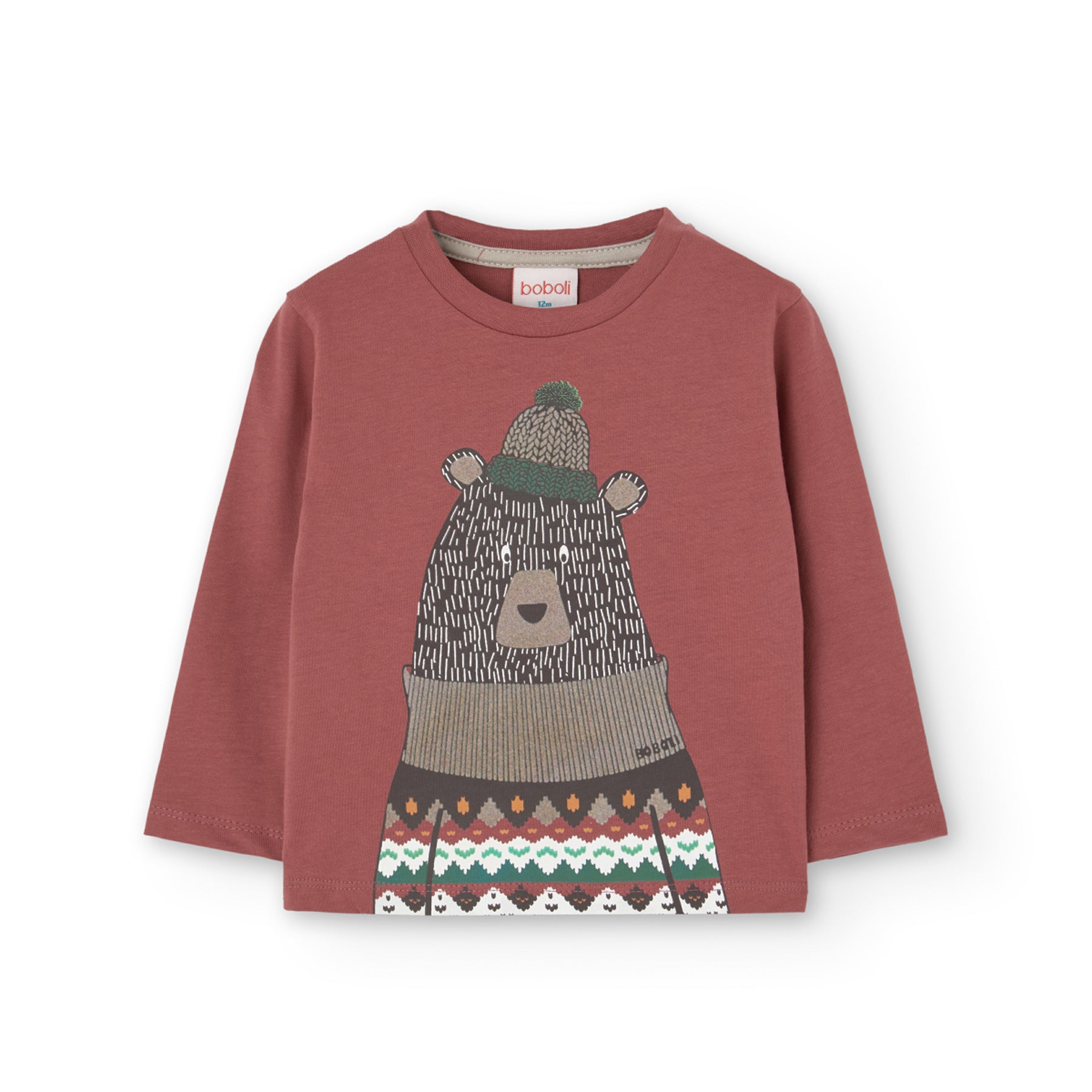 Camiseta Punto Castaña Leñador Boboli
