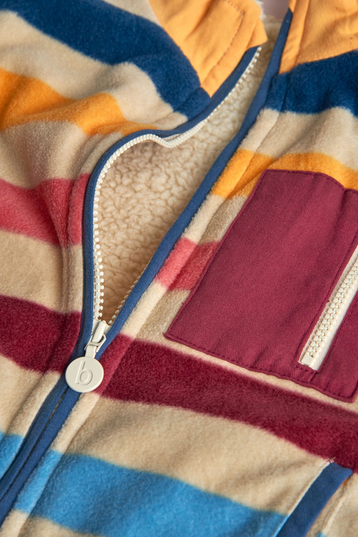 Chaqueta Polar Listada Bear Adventure - Minibhu