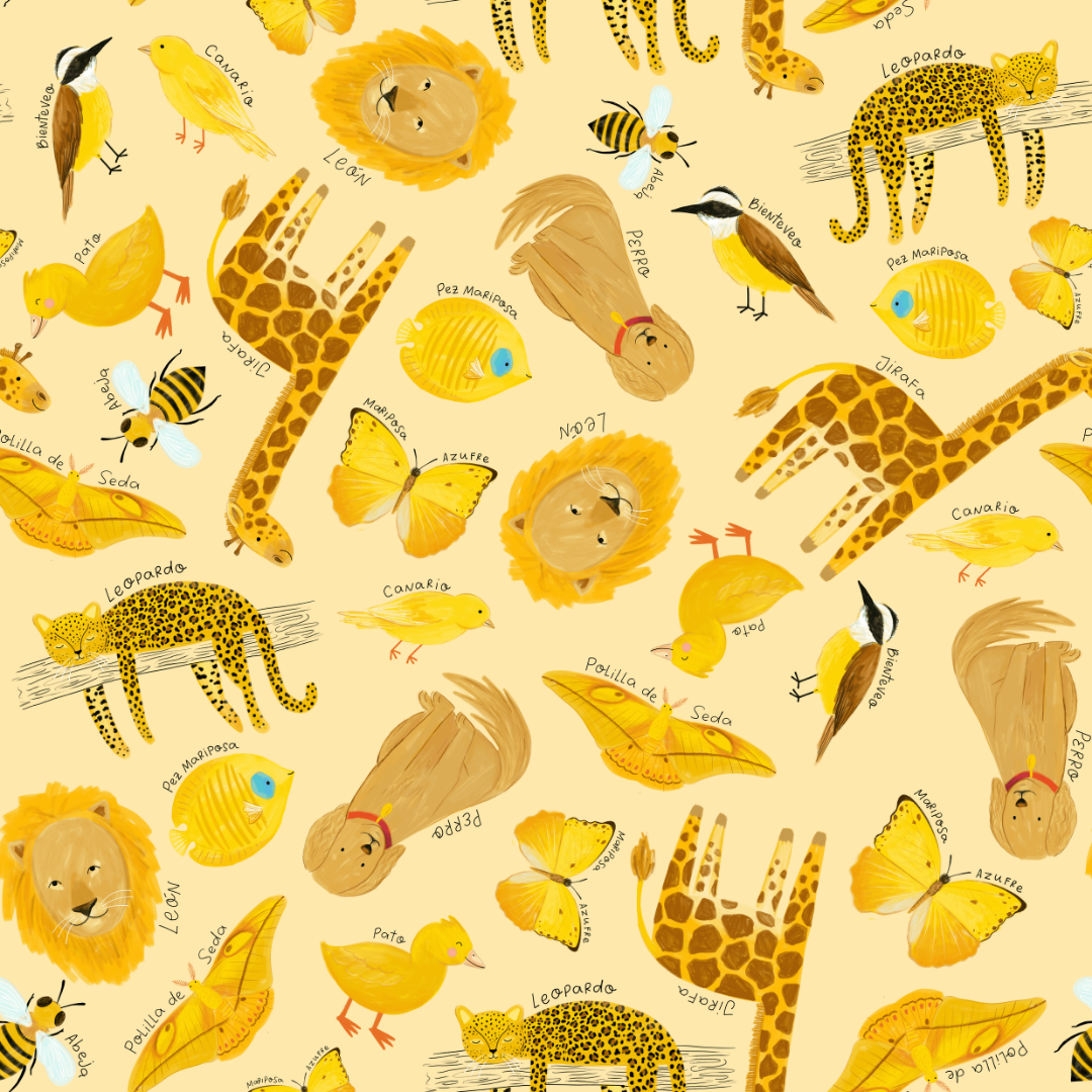 Babero Manga Corta Amarillo Casa Mimi