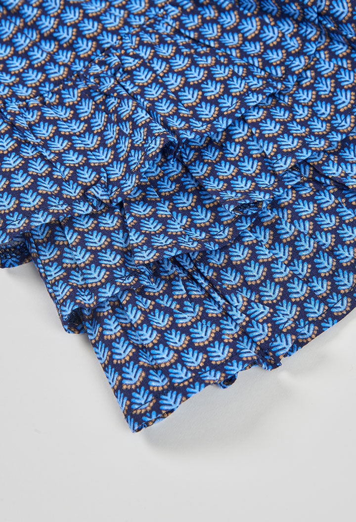 Falda Tejido Estampado Indigo