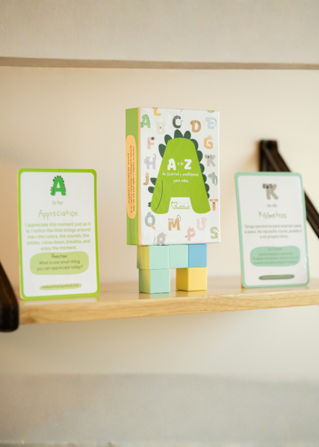 Cartas A-Z Gratitud y Mindfulness Niños