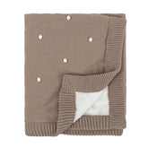 Manta Dots Tejida Beige Bimbi Dreams