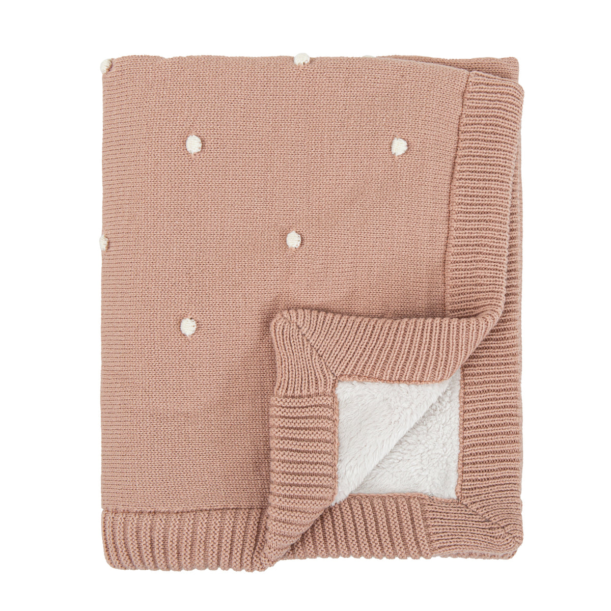 Manta Dots Tejida Rosa Bimbi Dreams