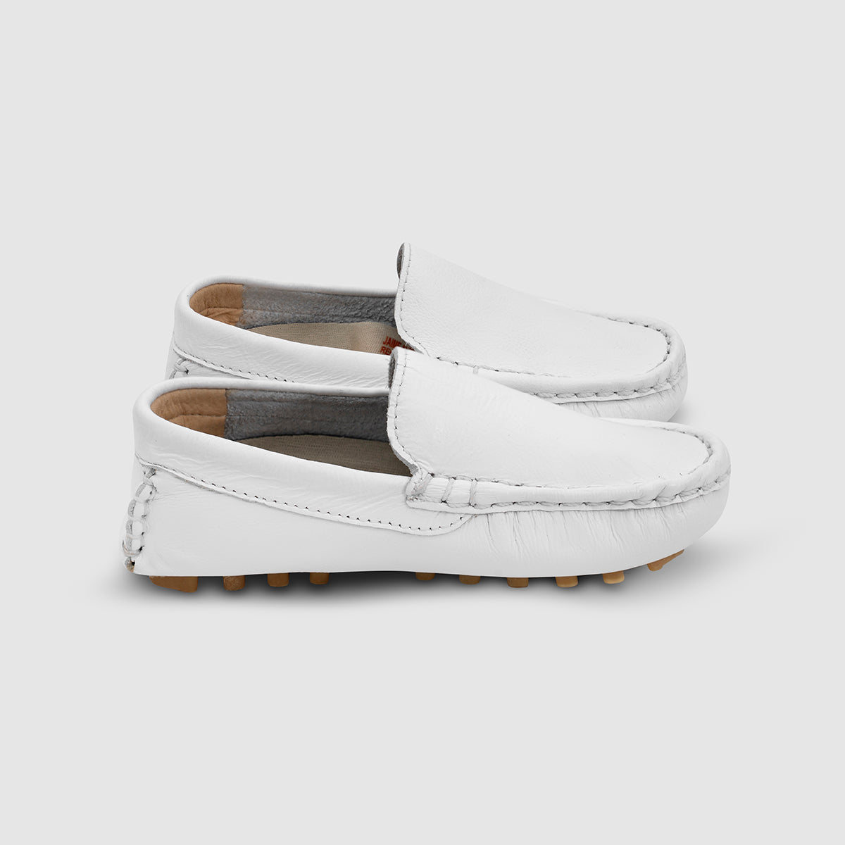 Mocasín Cuero NBK Blanco