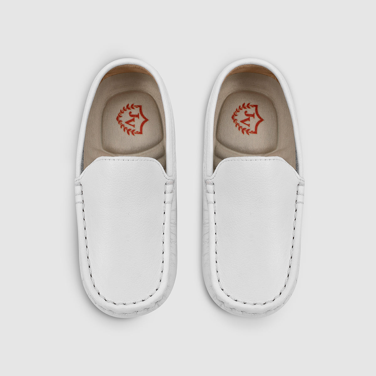 Mocasín Cuero NBK Blanco