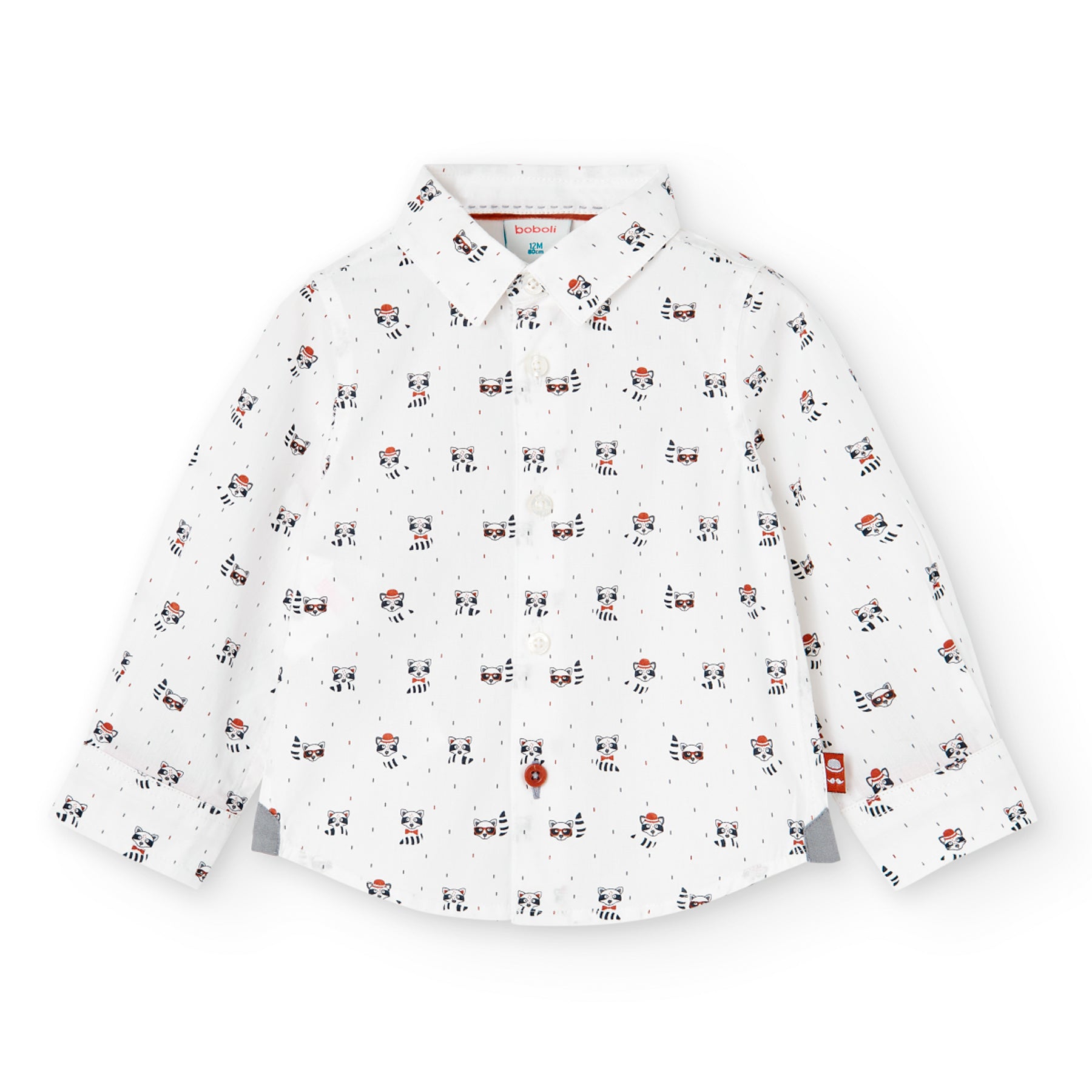 Camisa Popelín Manga Larga Formal Boboli