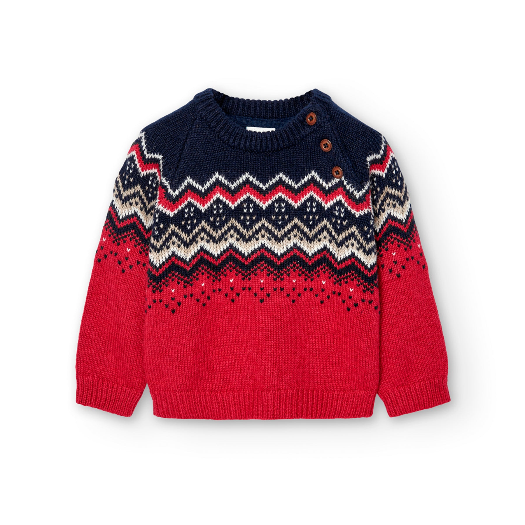 Saco Tejido Jacquard Navidad