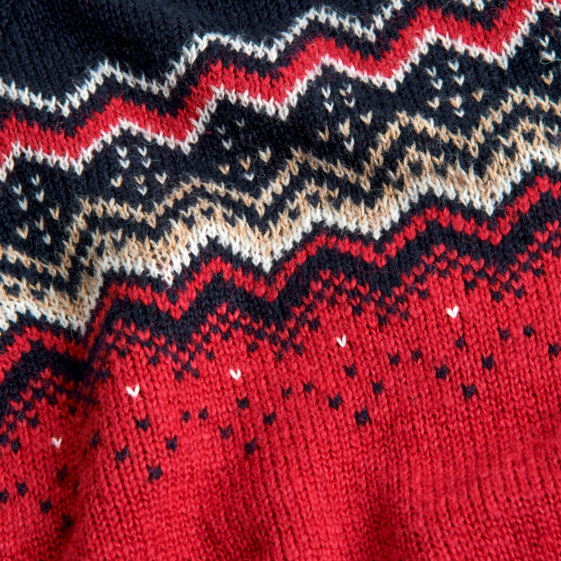 Saco Tejido Jacquard Navidad