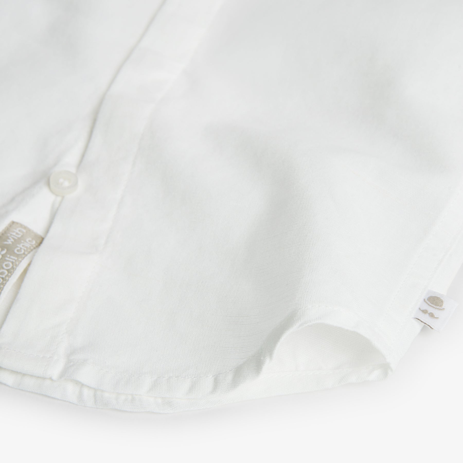 Camisa Lino Con Pajarita Ceremonia Baby Boboli