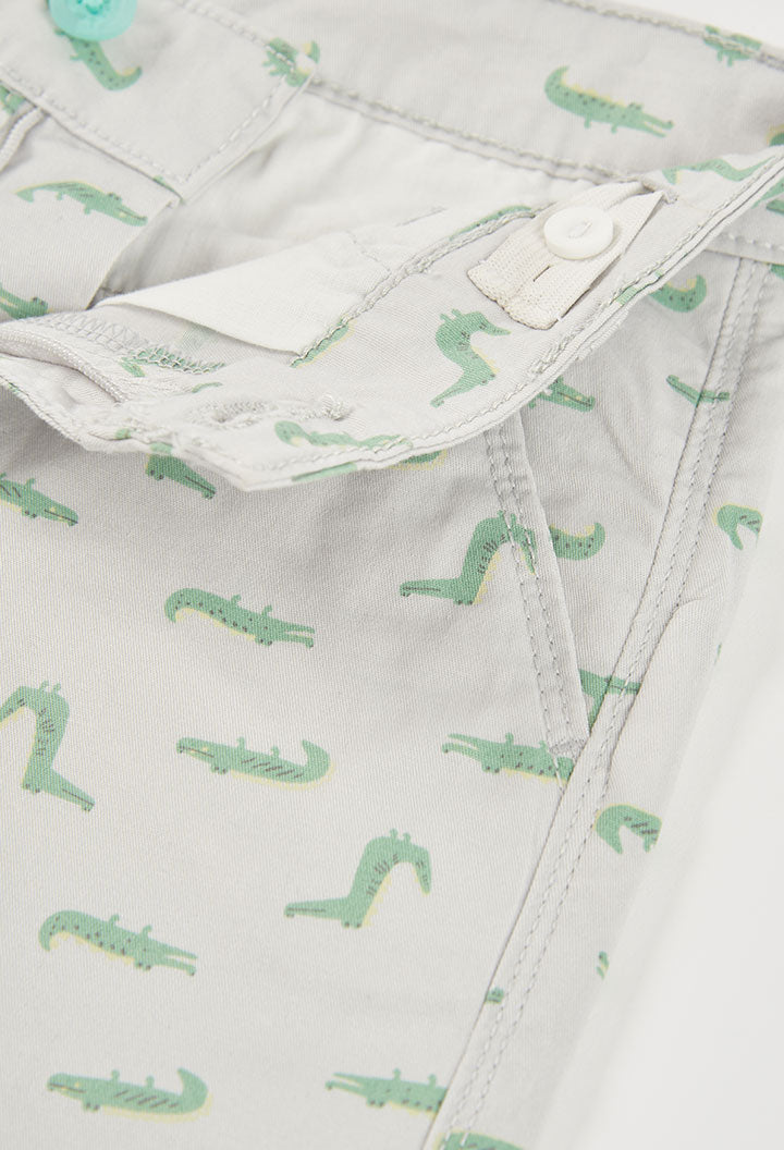 Bermuda Gabardina Baby Croki