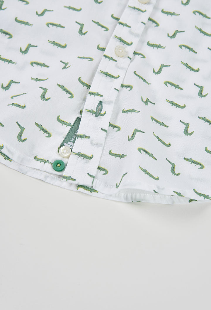 Camiseta Popelín Estampada Baby Croki