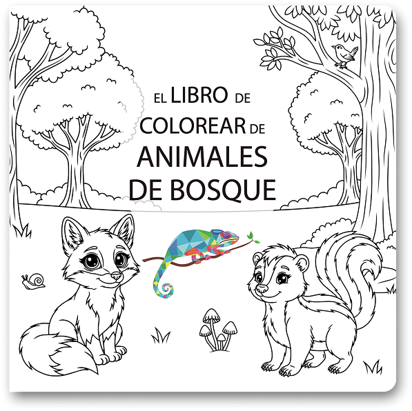 Libro Para Colorear Animales Del Bosque