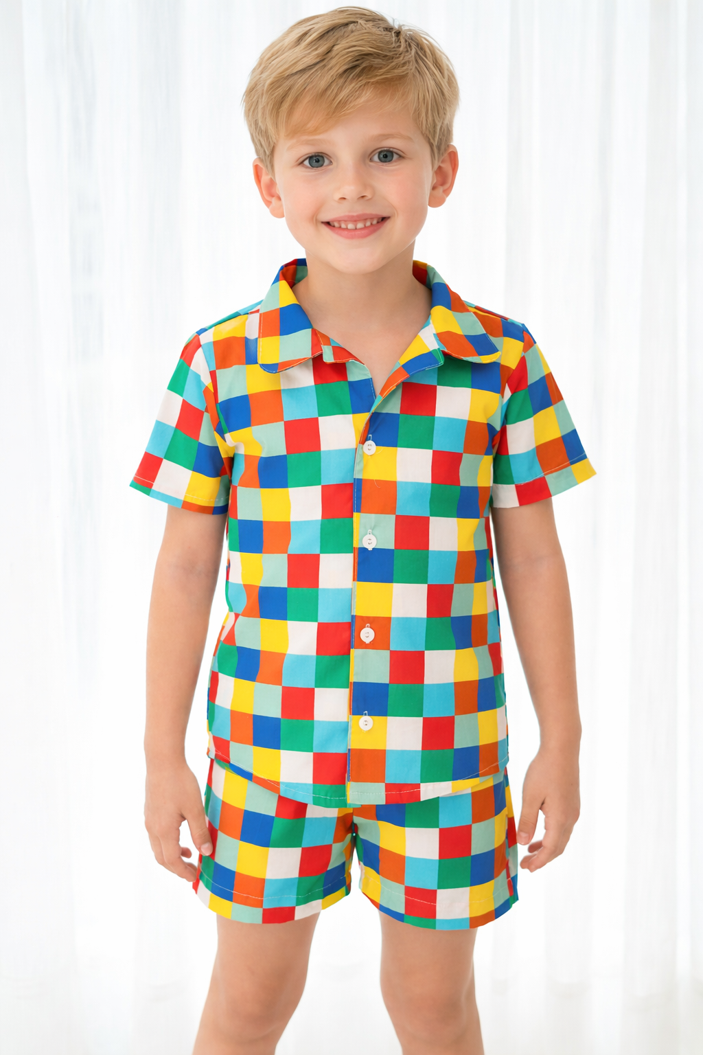 Boy Set Cuadros Coloridos