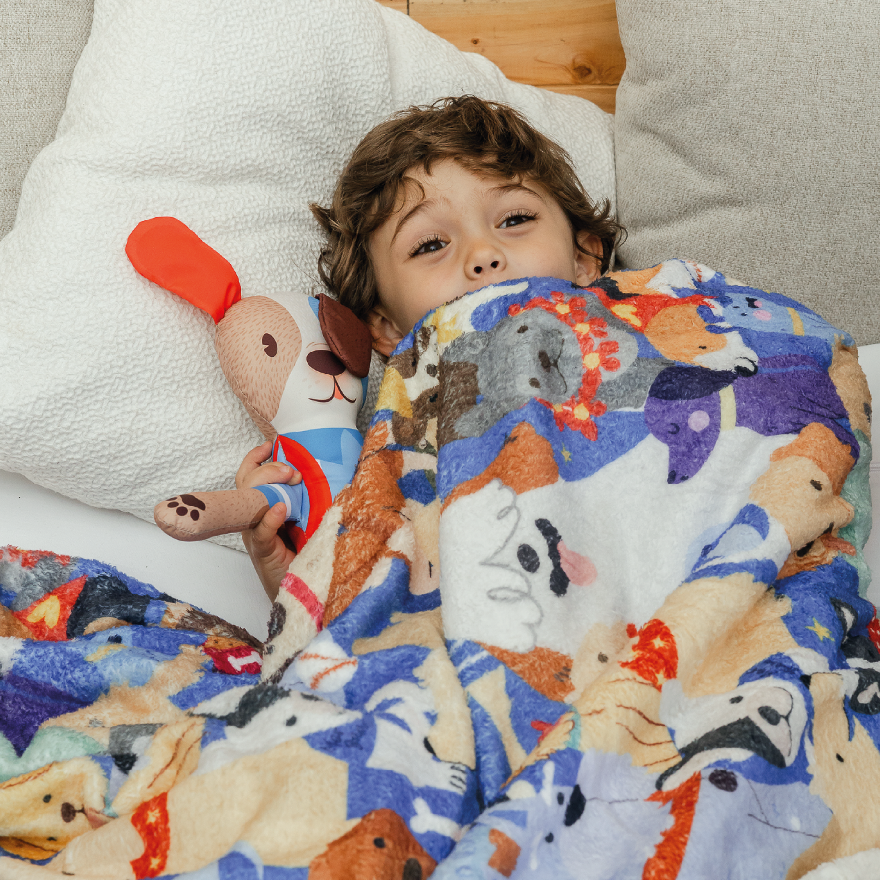 Cobija Niños Perritos