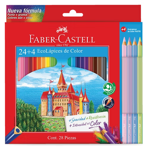 Color Triangular X 24 + 4 Pastel - Minibhu