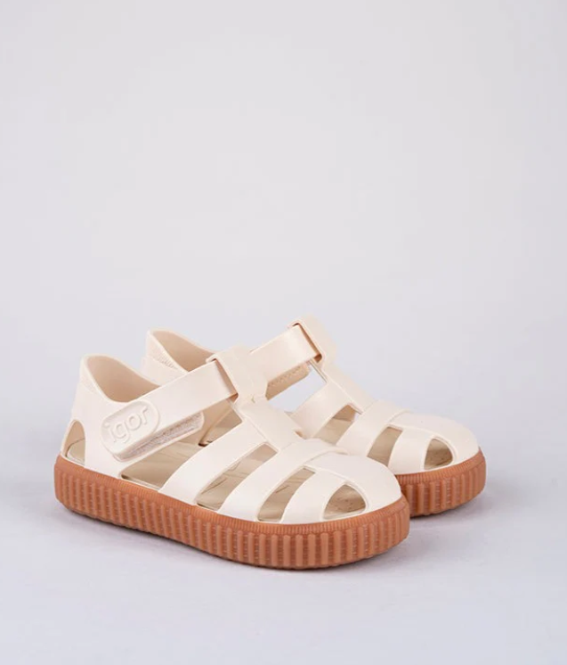 Sandalias Nico Caramelo Marfil Igor