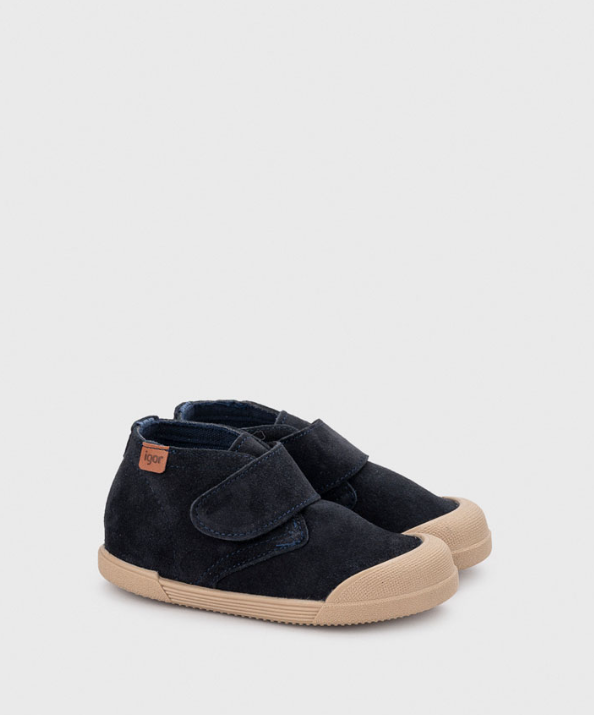 Zapatos Tui Con Velcro Marino - Minibhu