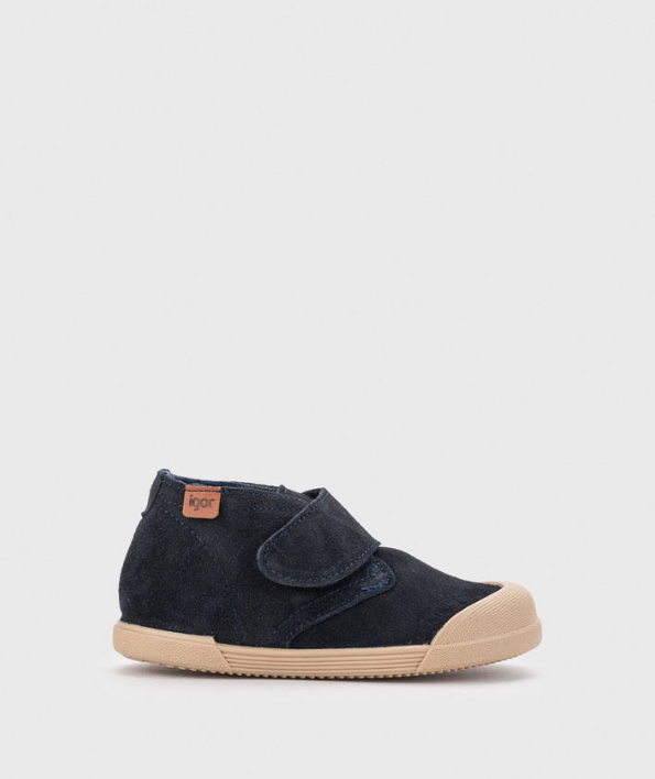 Zapatos Tui Con Velcro Marino - Minibhu