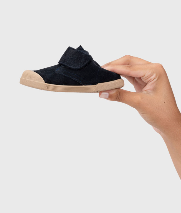 Zapatos Tui Con Velcro Marino - Minibhu