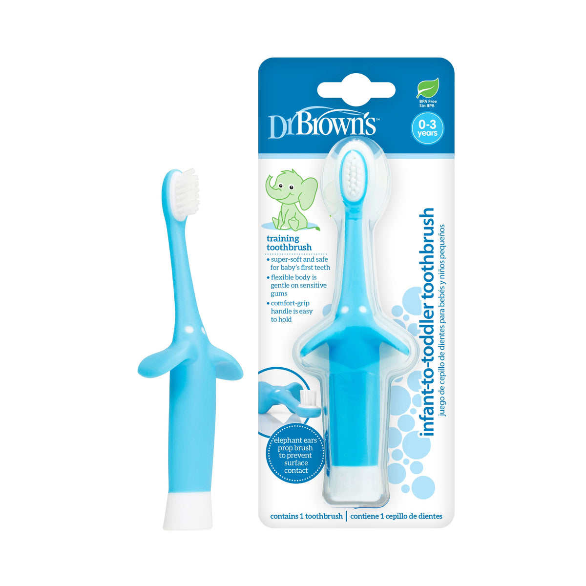Cepillo De Dientes Elefante Azul - Minibhu