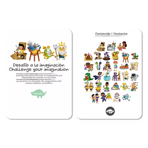 Flash Cards Desafío De la Imaginación - Minibhu