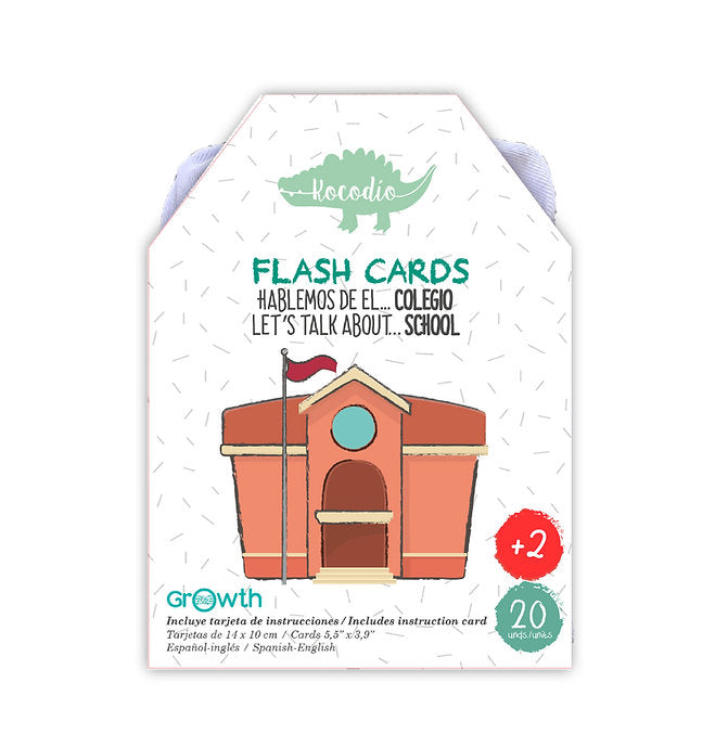 Flash Cards Hablemos Del Colegio