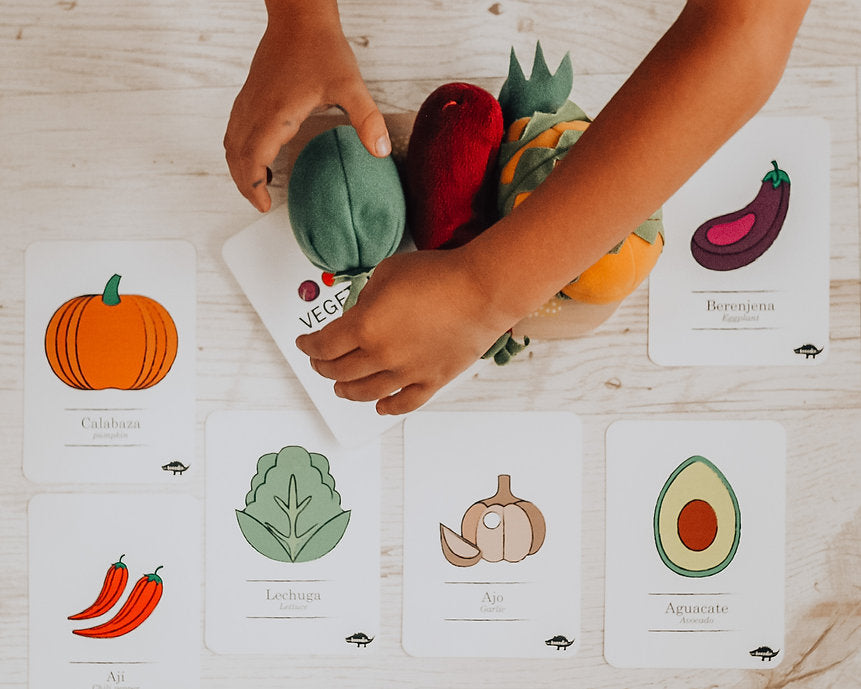 Flash Cards Vegetales
