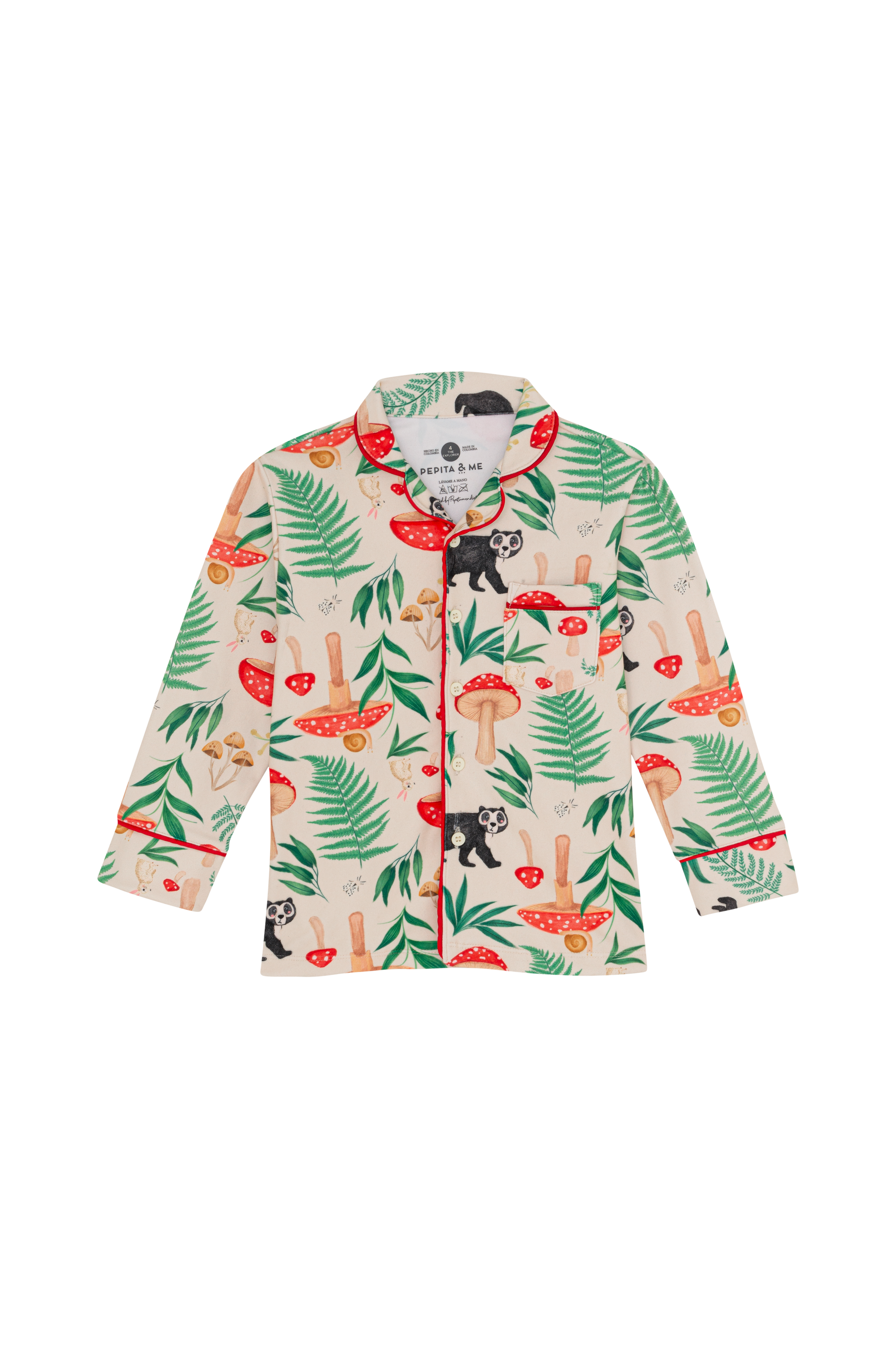 Pijama Unisex El Bosque De Albeart Crudo