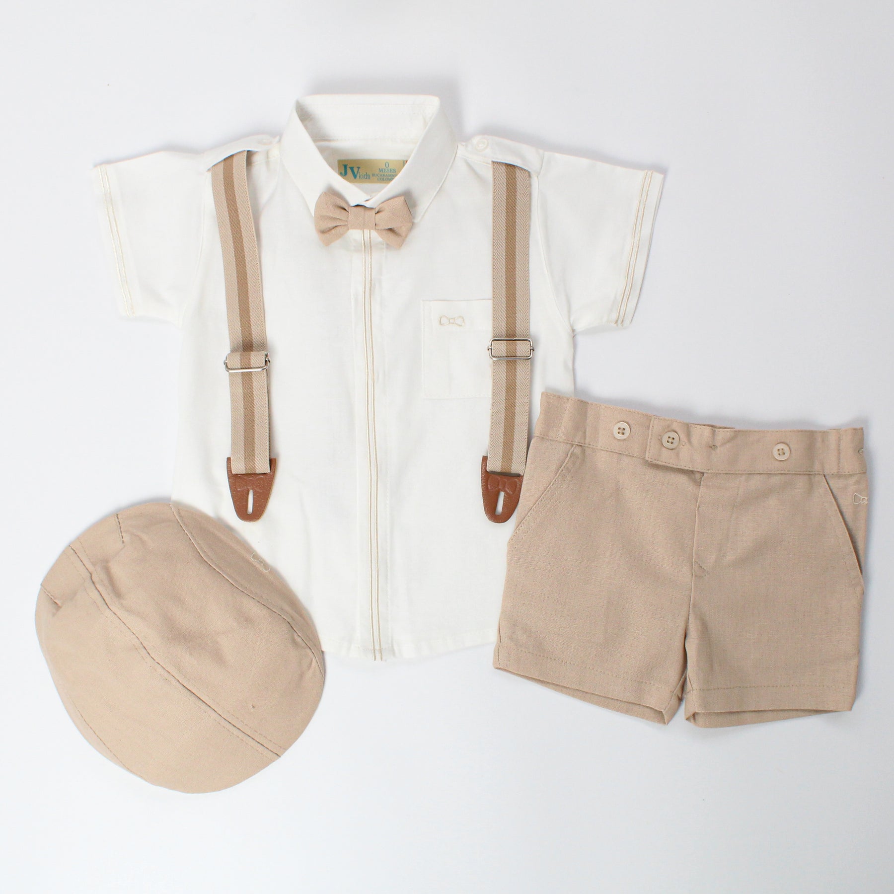 Conjunto Corto Tirantes Camel
