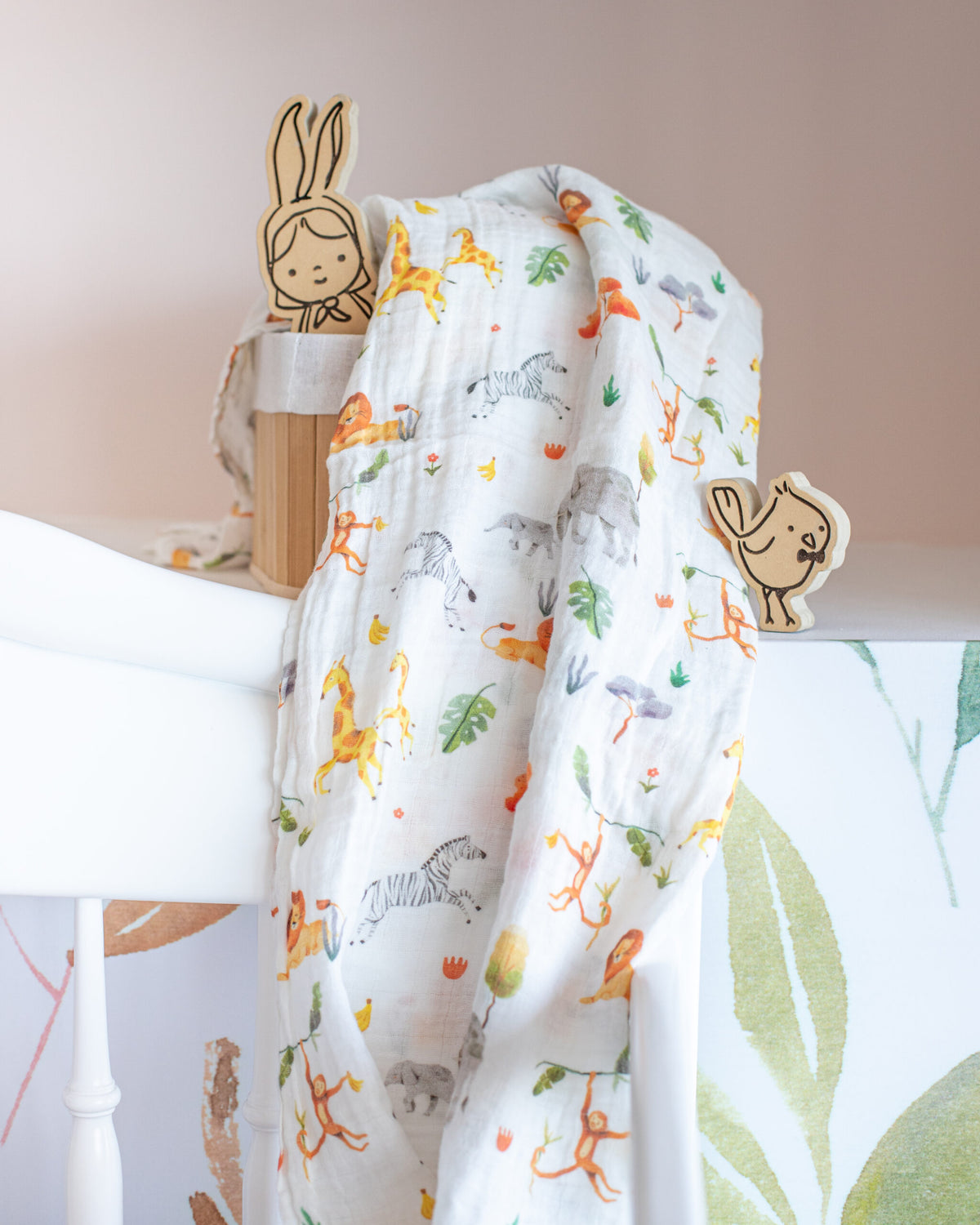 Manta Muselina Selva Pombo Y Lola