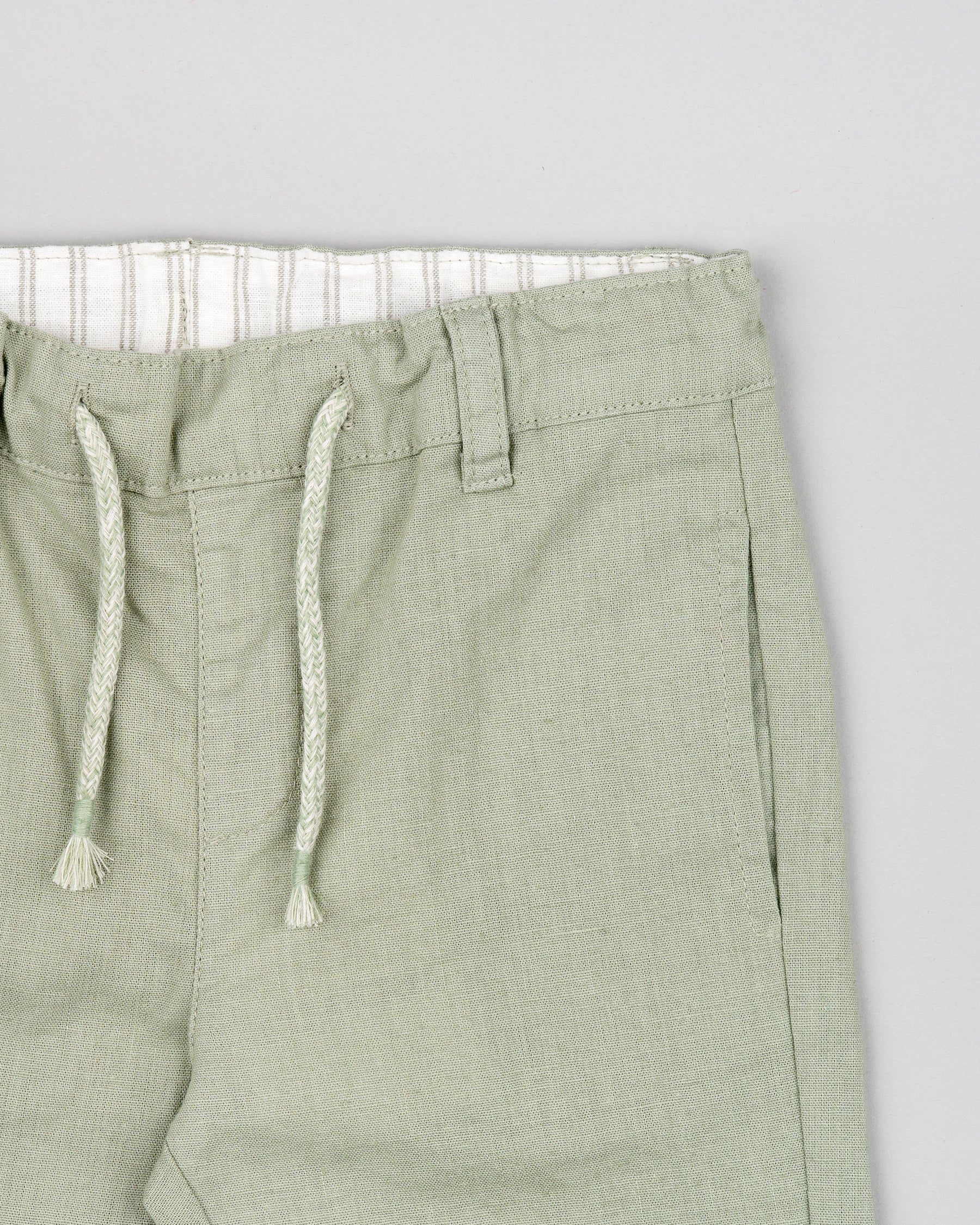 Pantalón Lino Light Green Rey León Losan